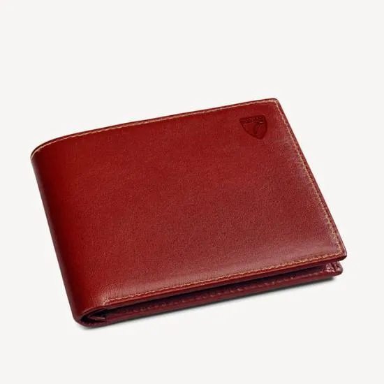 8 Card Billfold Wallet Smooth Cognac Men Aspinal Of London Billfold Wallets