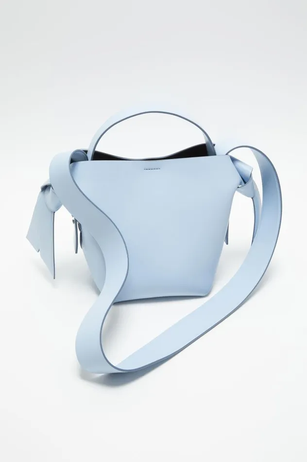 Acne Studios Musubi Mini Shoulder Bag Baby Bluebrown Women Bags