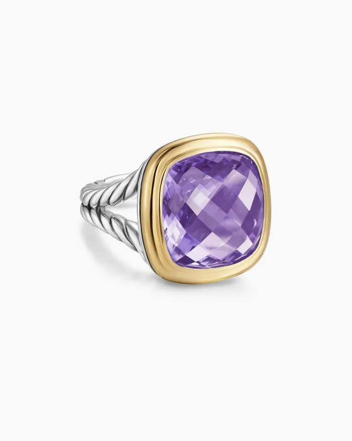 Albion Ring In Sterling Silver With 18K Yellow Gold 15mm Women David Yurman Statement Albion Ring In Sterling Silver With 18K Yellow Gold 15mm Women David Yurman Statement