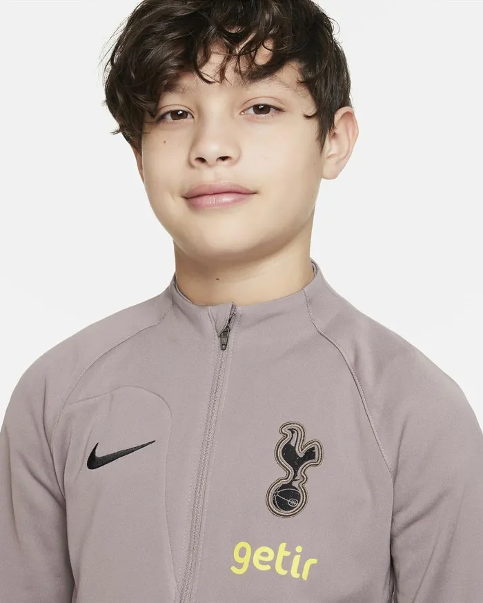 All Clothing Kids Nike Tottenham Hotspur Academy Pro Third Taupe Hazeblack