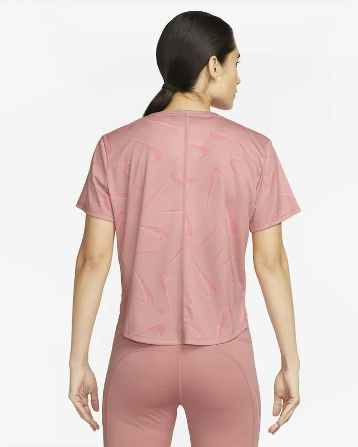 All Clothing Women Nike DriFIT Swoosh Red Stardust