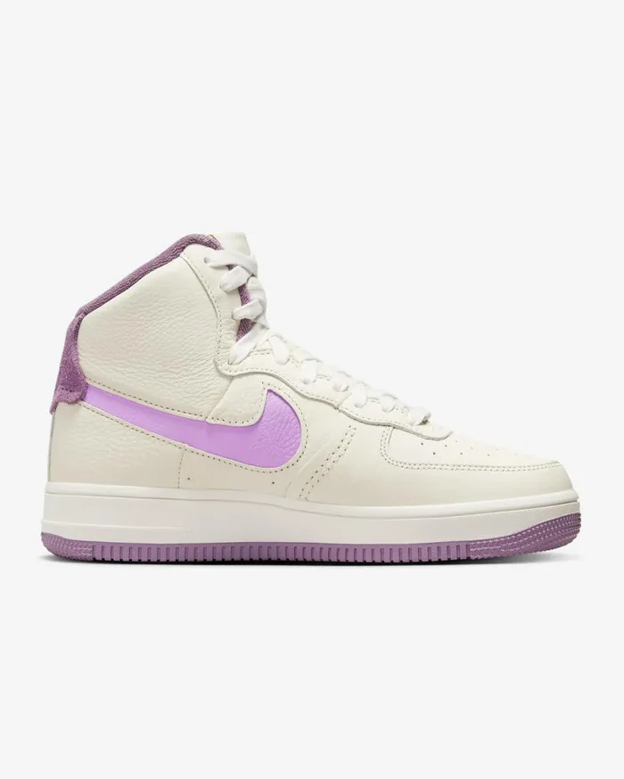 All Shoes Women Nike Air Force 1 Sculpt Pale Ivoryviolet Dustphantomrush Fuchsia