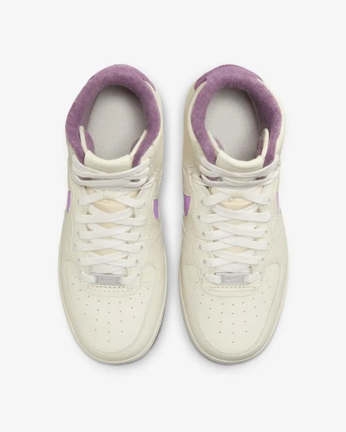 All Shoes Women Nike Air Force 1 Sculpt Pale Ivoryviolet Dustphantomrush Fuchsia