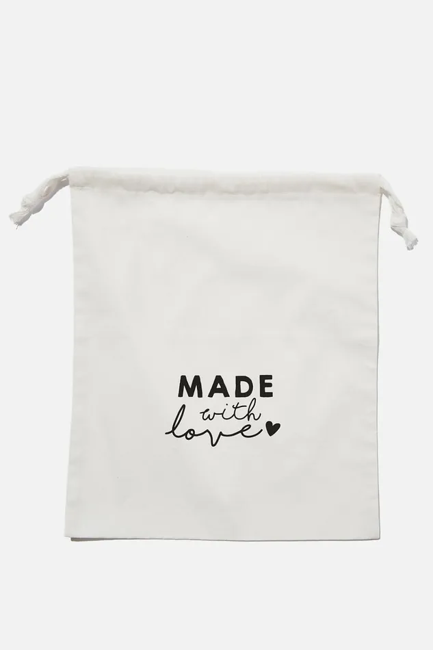 Baby Gifts and Accessories Cotton On Baby Gift Bag Whitemade With Love