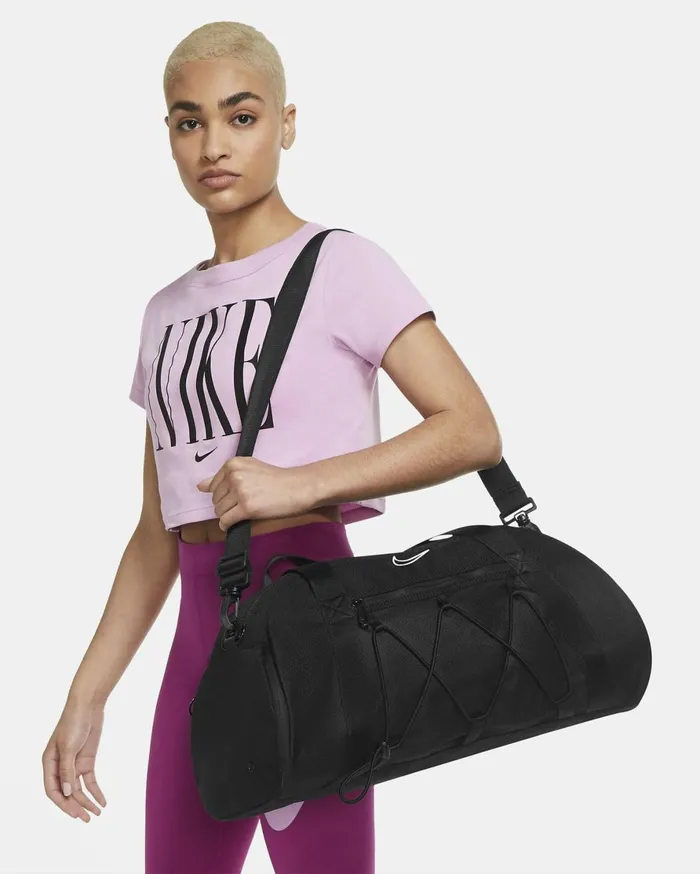 Bags And Backpacks Women Nike One Club Blackblackwhite