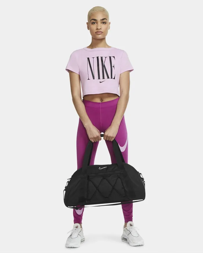 Bags And Backpacks Women Nike One Club Blackblackwhite