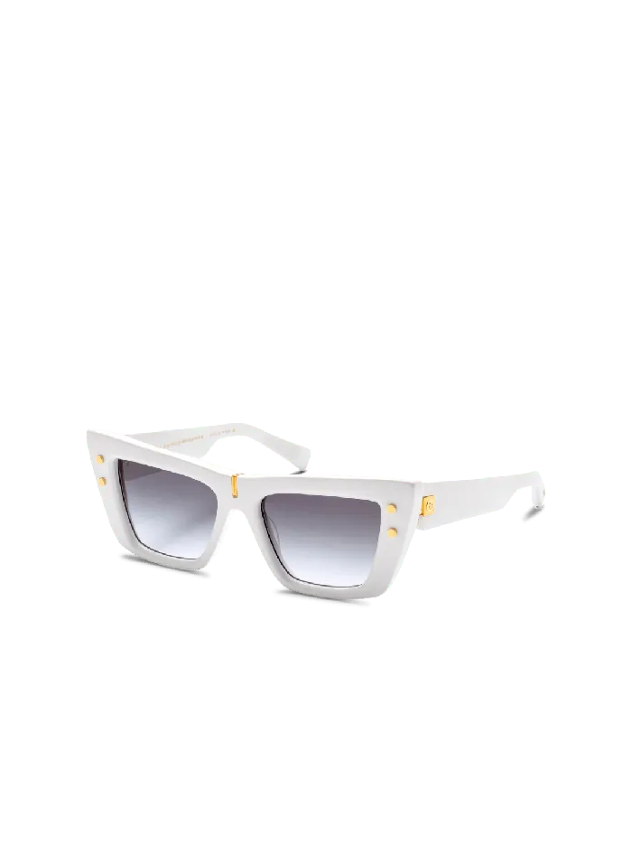 Balmain Eyewear WomenMen BEye Sunglasses White