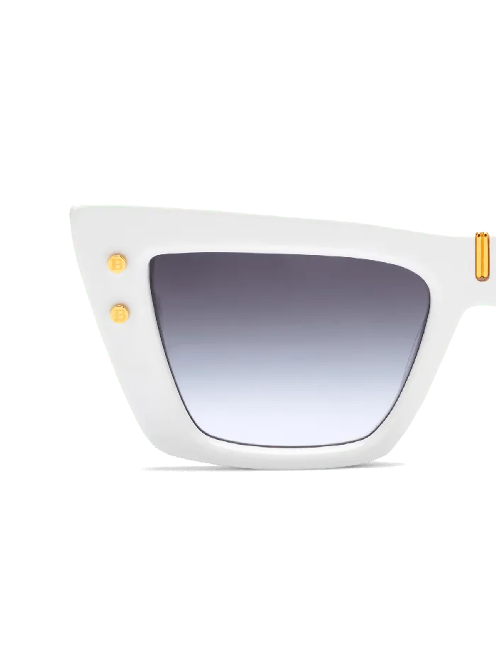 Balmain Eyewear WomenMen BEye Sunglasses White