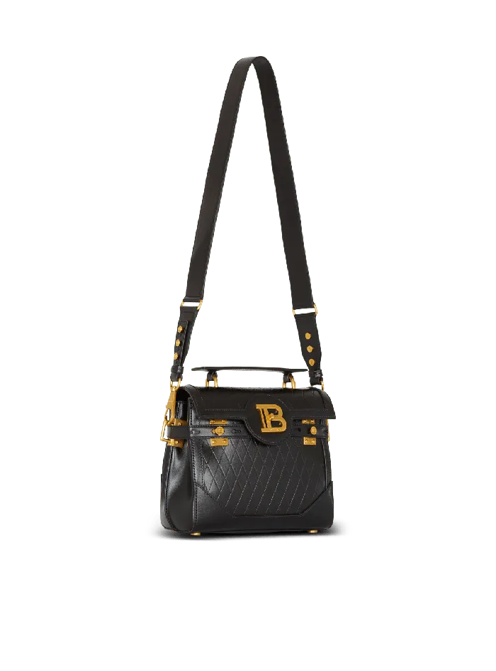Balmain Handbags Women BBuzz 23 Bag In Diamondembossed Calfskin Black