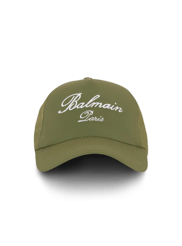 Balmain Hats And Caps Men Embroidered Paris Cap Khaki