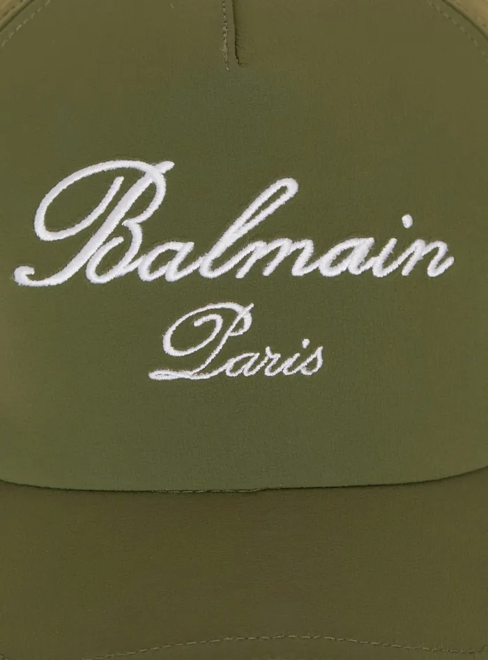 Balmain Hats And Caps Men Embroidered Paris Cap Khaki