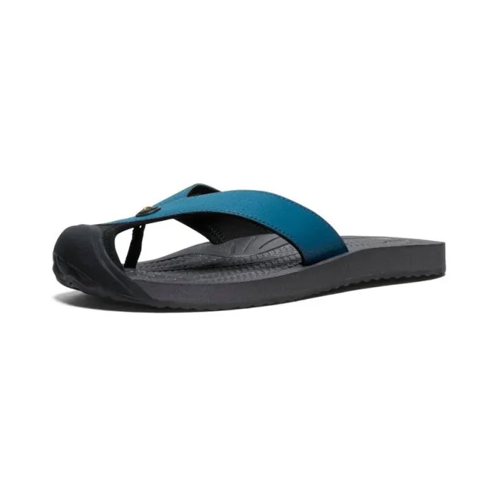 Barbados Legion BlueAntique Moss Leather FlipFlop Men KEEN Sandals Barbados Legion BlueAntique Moss Leather FlipFlop Men KEEN Sandals