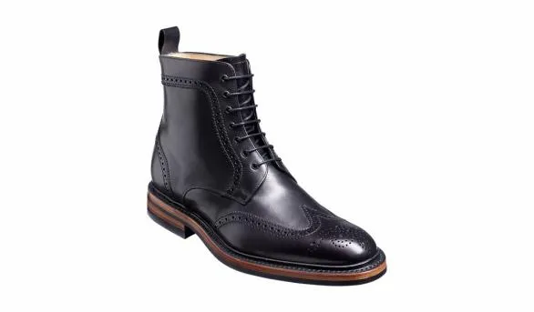 Barker Shoes Calder 8211 Black Calf Wingcap Boot Black Calf Wingcap Boot Mens Barker Shoes Calder 8211 Black Calf Wingcap Boot Black Calf Wingcap Boot Mens