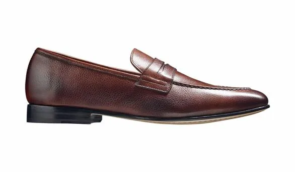 Barker Shoes Ledley 8211 Cherry Grain Loafer Cherry Grain Loafer Mens