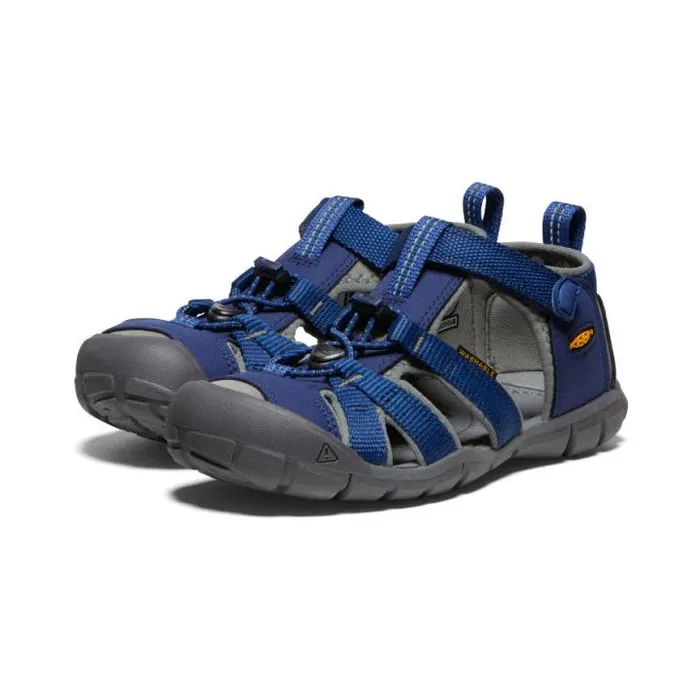 Big Kids039 Blue Water Sandals 8211 Seacamp II CNX Kids KEEN Playground Big Kids039 Blue Water Sandals 8211 Seacamp II CNX Kids KEEN Playground