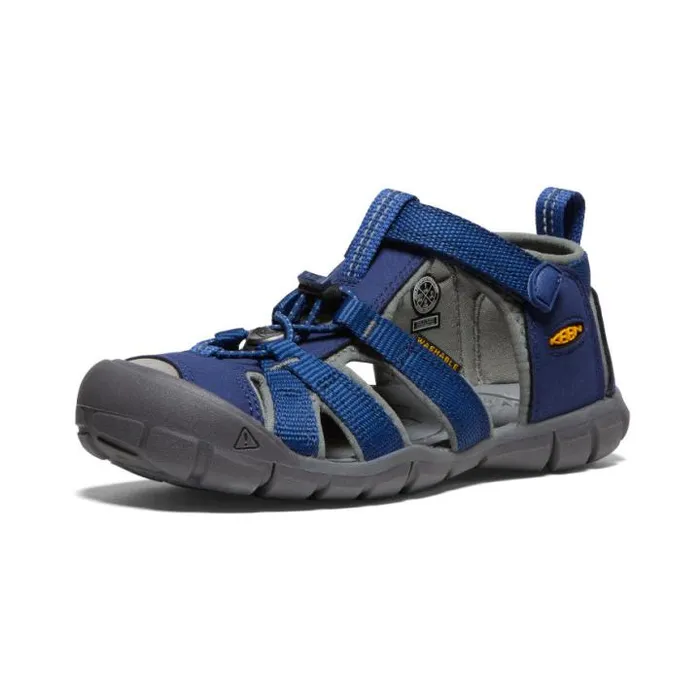 Big Kids039 Blue Water Sandals 8211 Seacamp II CNX Kids KEEN Playground Big Kids039 Blue Water Sandals 8211 Seacamp II CNX Kids KEEN Playground