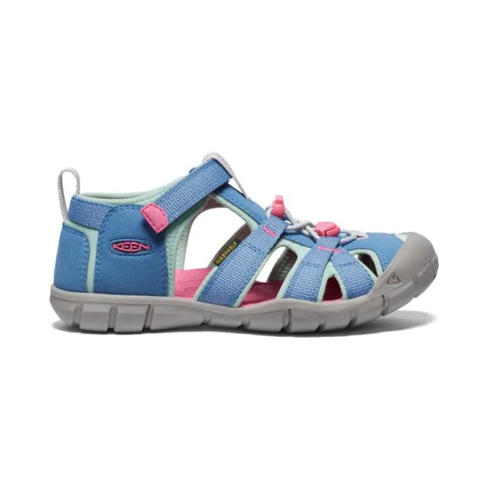 Big Kids039 Seacamp II CNX Coronet BlueHot Pink Sandal Kids KEEN Playground