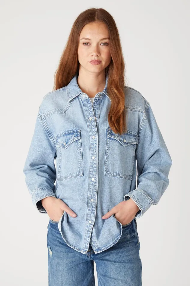 Blank Nyc Cool Ice Shirt Women Shirts Blank Nyc Cool Ice Shirt Women Shirts