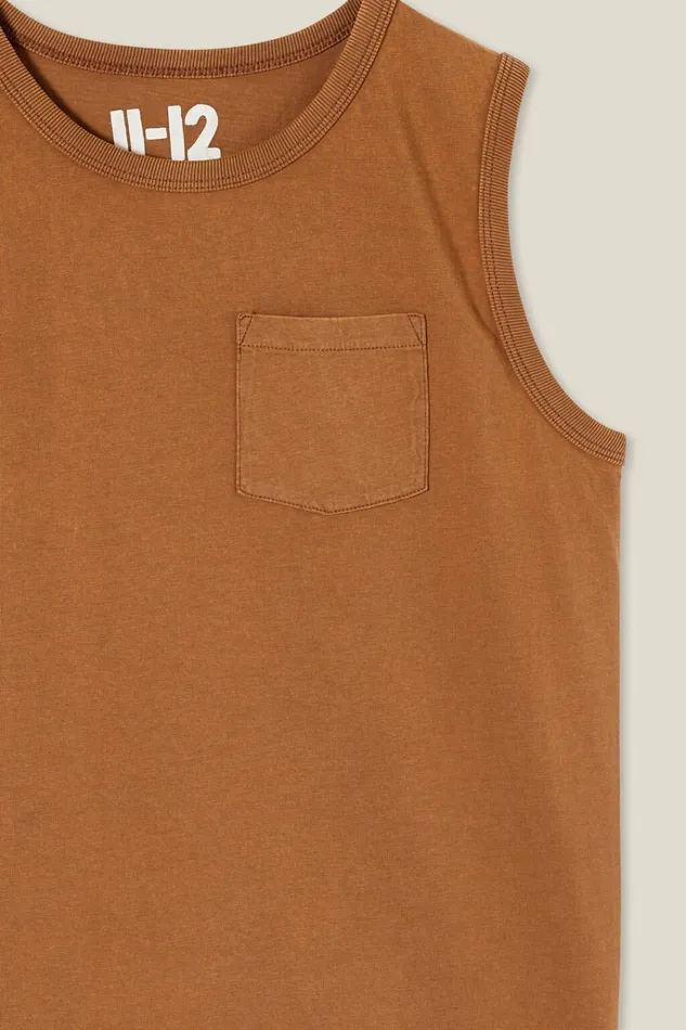 BoysGirls Tops and TShirts Cotton On The Eddy Essential Tank Coco Jumbo Wash BoysGirls Tops and TShirts Cotton On The Eddy Essential Tank Coco Jumbo Wash