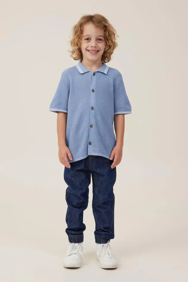 Boys Pants and Jeans Cotton On Will Cuffed Pant Sorrento Dark Blue Boys Pants and Jeans Cotton On Will Cuffed Pant Sorrento Dark Blue