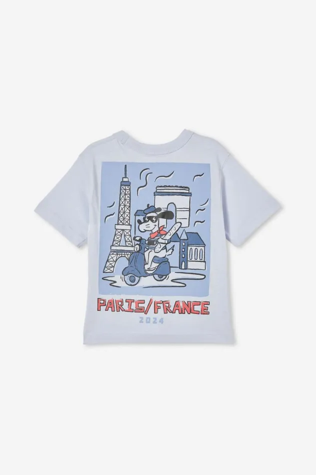 Boys Tops and TShirts Cotton On Jonny Short Sleeve Print Tee Morning Blueparis France Boys Tops and TShirts Cotton On Jonny Short Sleeve Print Tee Morning Blueparis France