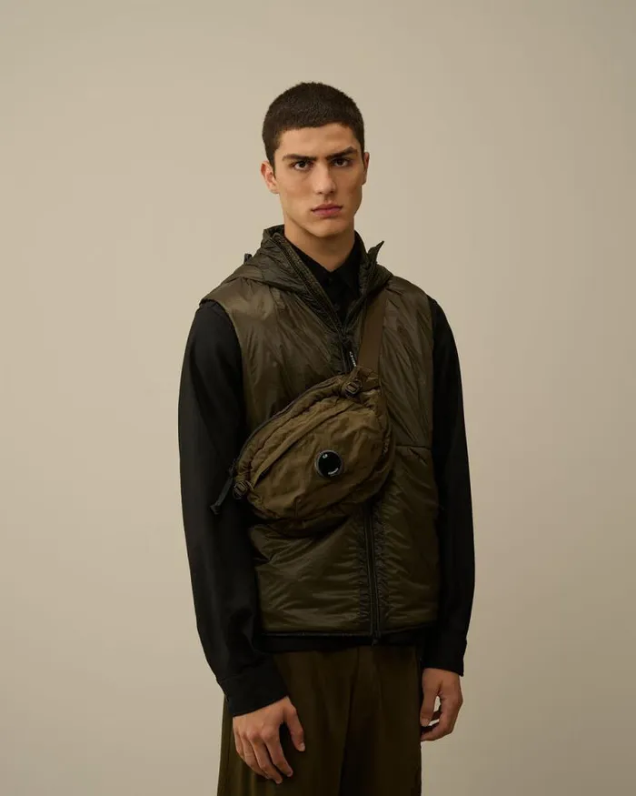CP Company Backpacks and Waistbag Nylon B Crossbody Pack Ivy Green 8211 Man