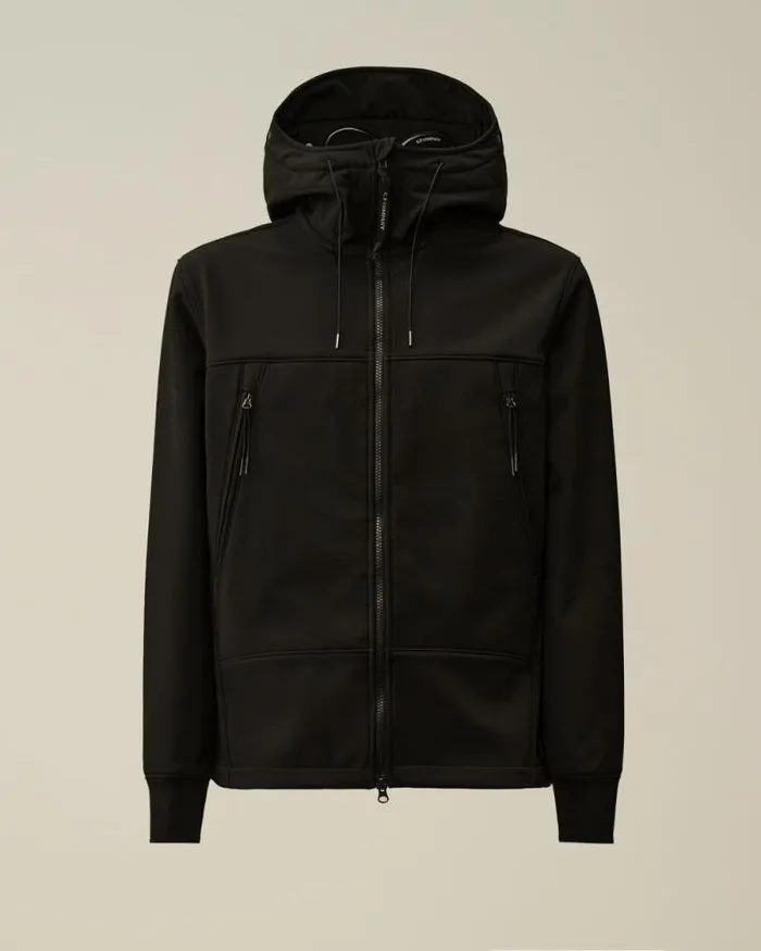 CP Company Jacket and Coats CP ShellR Goggle Jacket Black 8211 Man