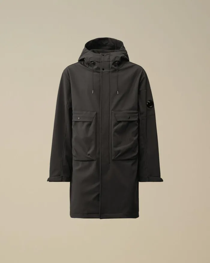 CP Company Jacket and Coats CP ShellR Hooded Parka Jacket Black Sand 8211 Man CP Company Jacket and Coats CP ShellR Hooded Parka Jacket Black Sand 8211 Man