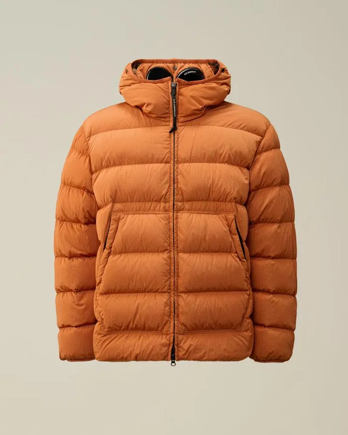 CP Company Jacket and Coats ChromeR Goggle Down Jacket Bombay Brown 8211 Man
