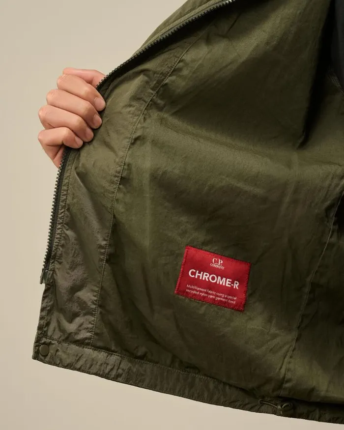 CP Company Overshirt ChromeR Utility Overshirt Grape Leaf Green 8211 Man