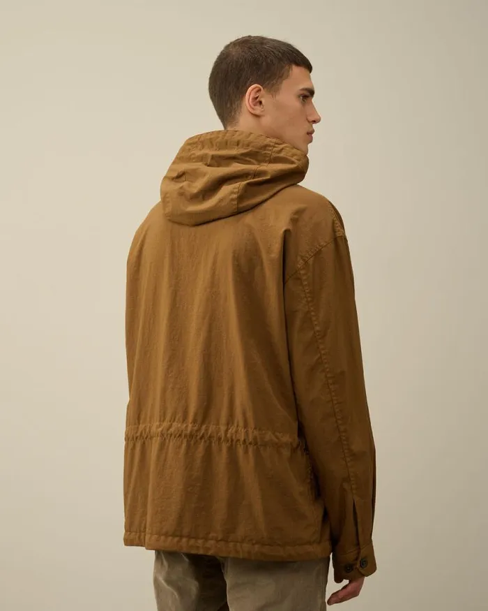 CP Company Overshirt TaylonP Hooded Overshirt Toffee Beige 8211 Man