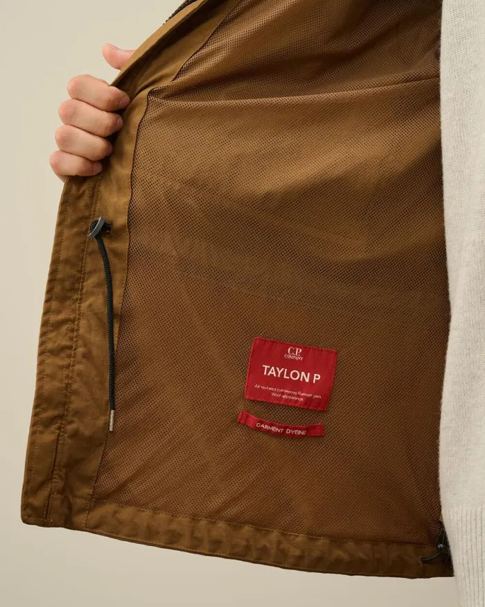 CP Company Overshirt TaylonP Hooded Overshirt Toffee Beige 8211 Man
