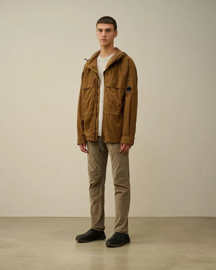 CP Company Overshirt TaylonP Hooded Overshirt Toffee Beige 8211 Man