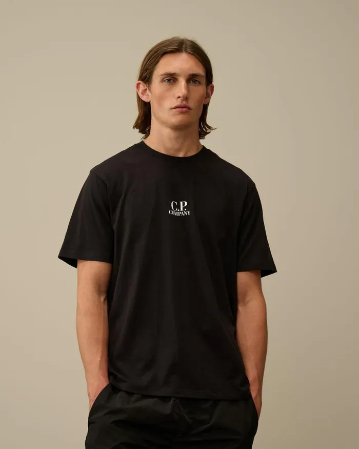 CP Company Tshirts and Polo 301 Jersey Bold British Sailor TShirt Black 8211 Man