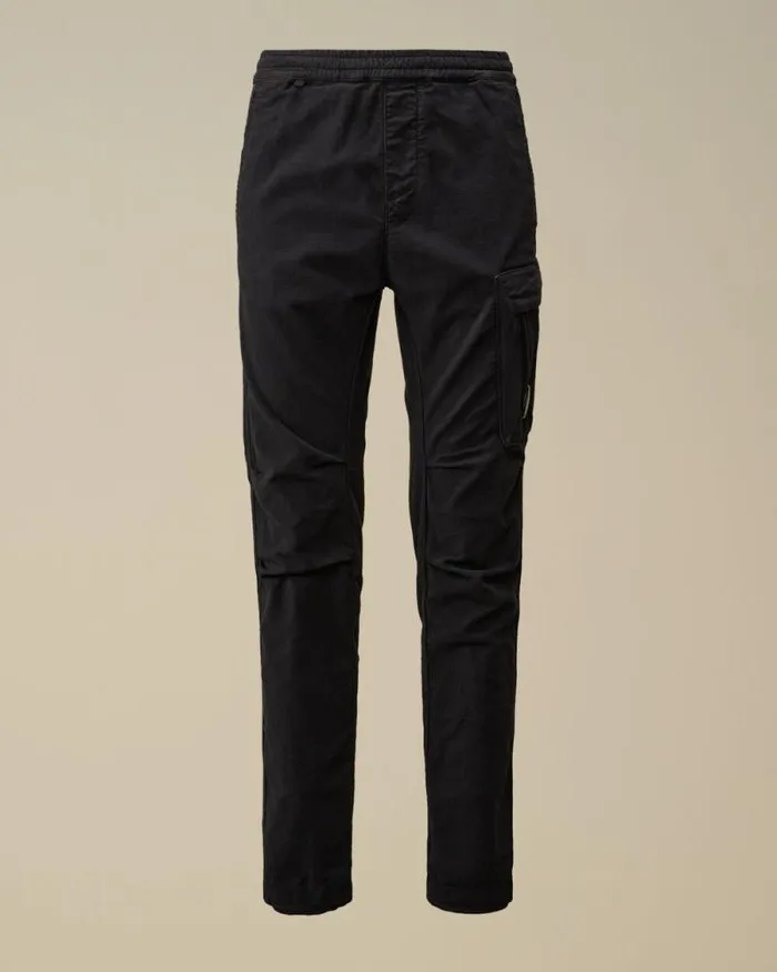 CP Company Trousers Moleskin Stretch Regular Cargo Pants Total Eclipse Blue 8211 Man CP Company Trousers Moleskin Stretch Regular Cargo Pants Total Eclipse Blue 8211 Man