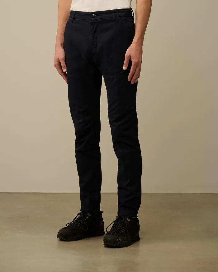 CP Company Trousers Vintage Army Structure Ergonomic Pants Total Eclipse Blue 8211 Man