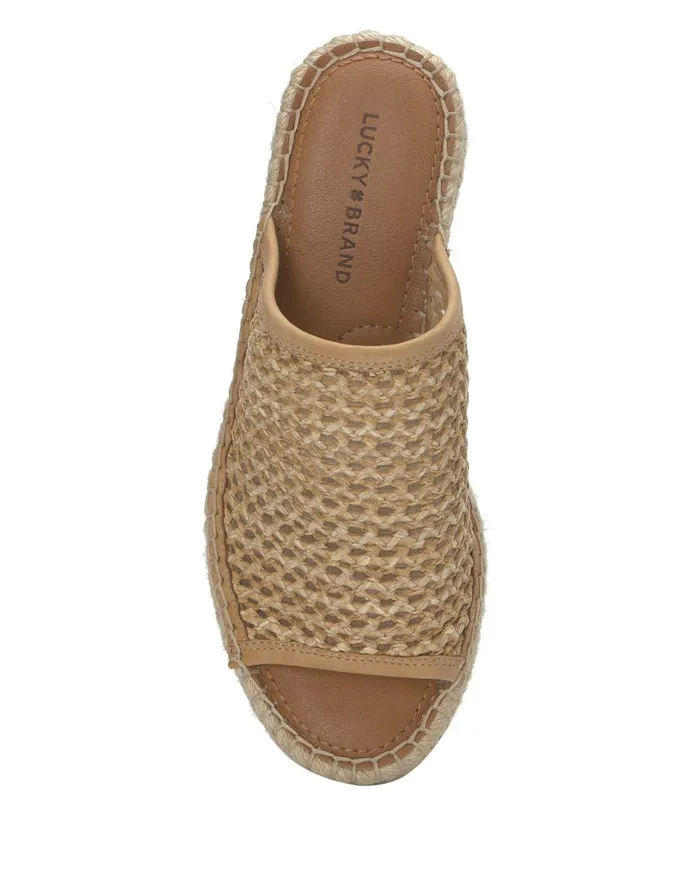 Cabriah Wedge Light Brown Women Lucky Brand Shoes