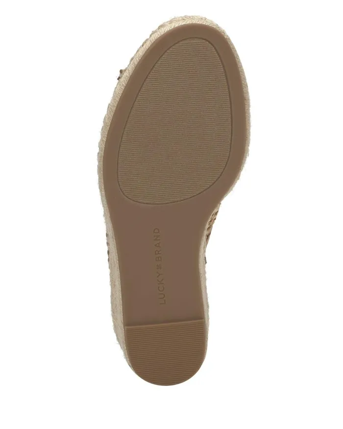 Cabriah Wedge Light Brown Women Lucky Brand Shoes