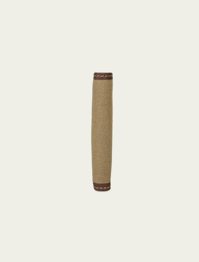 Canvas With Leather Trim Bifold Wallet Natural Men Lucky Brand Bags and Wallets