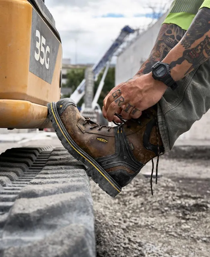 CarbonFiber Toe Brown Work Boots 8211 CSA Abitibi II Men KEEN Work Boots and Shoes CarbonFiber Toe Brown Work Boots 8211 CSA Abitibi II Men KEEN Work Boots and Shoes
