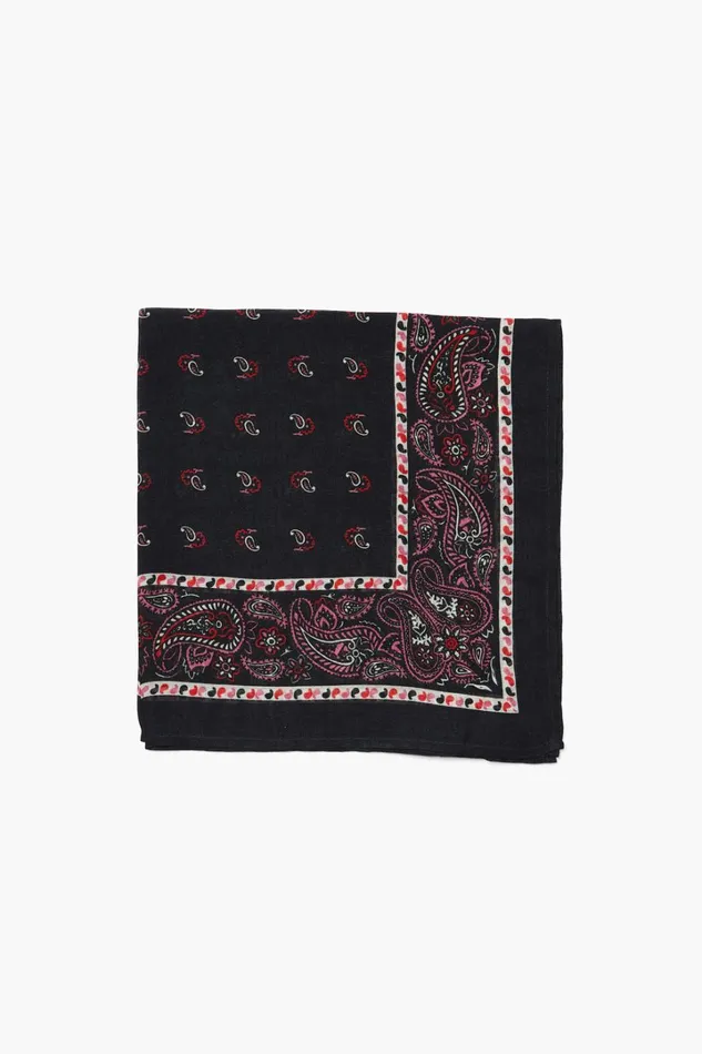 Chan Luu Bandanas Women Bandana Black Paisley