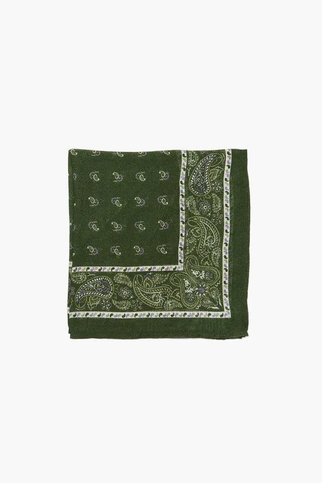 Chan Luu Bandanas Women Bandana Green Paisley