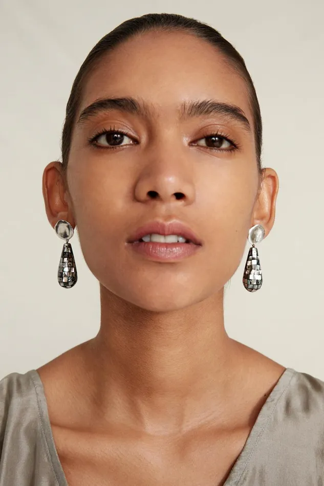 Chan Luu Earrings Women Siren Drop Earrings Abalone