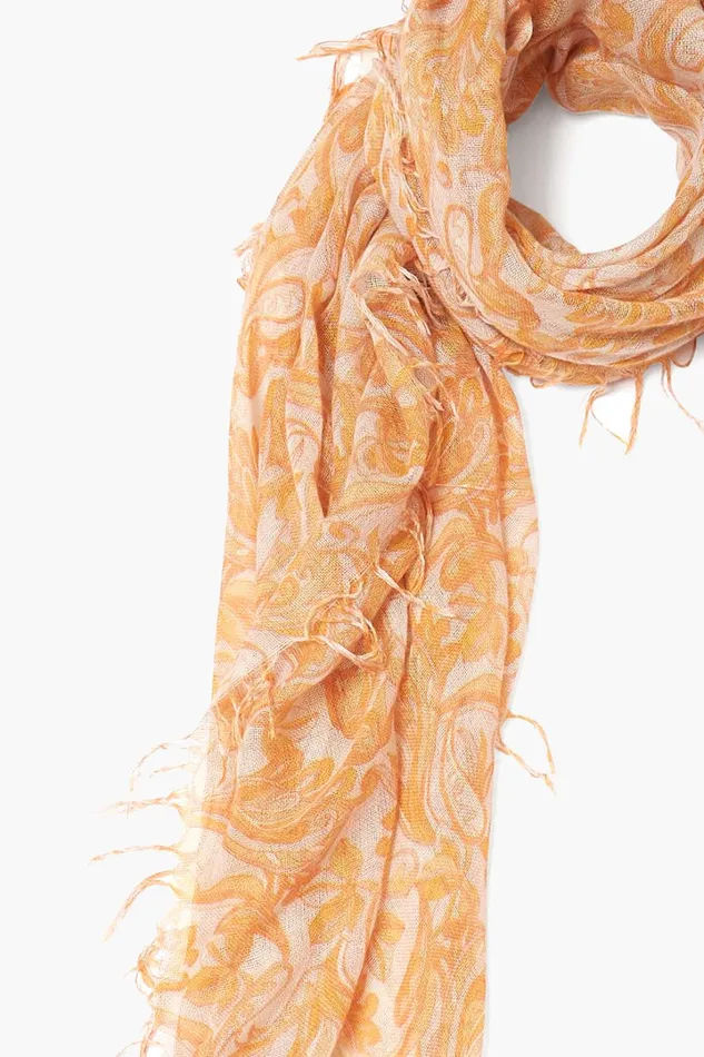 Chan Luu Scarves Women Cashmere And Silk Scarf Marigold Free Bird