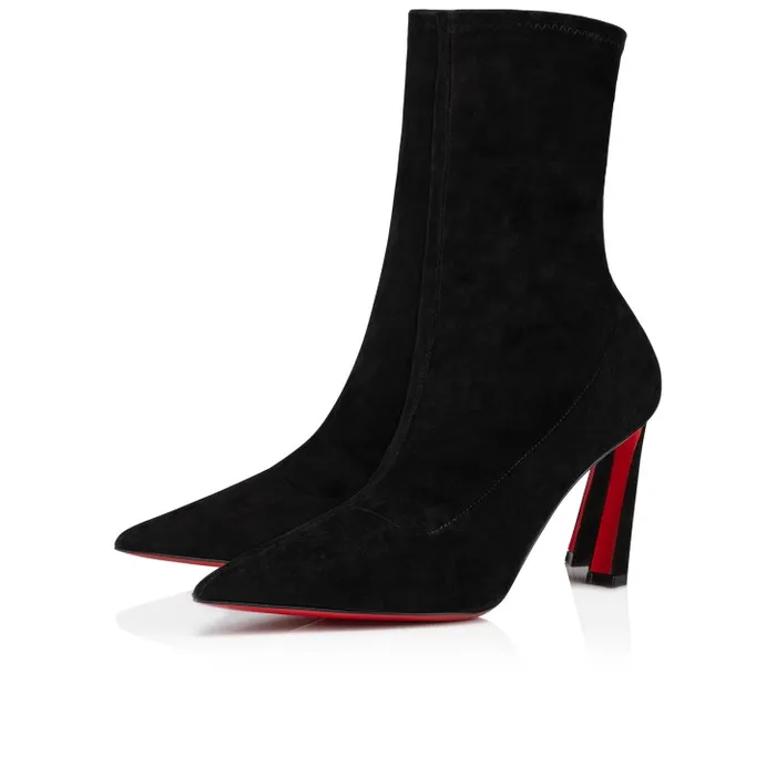 Christian Louboutin Boots Women Condora Stretch 85 Mm Boots 8211 Veau Velours 8211 Black Christian Louboutin Boots Women Condora Stretch 85 Mm Boots 8211 Veau Velours 8211 Black