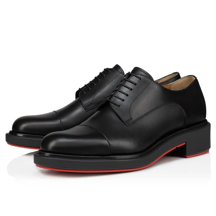 Christian Louboutin Buckles and Laceups Men Urbino Derbies 8211 Calf Leather 8211 Black