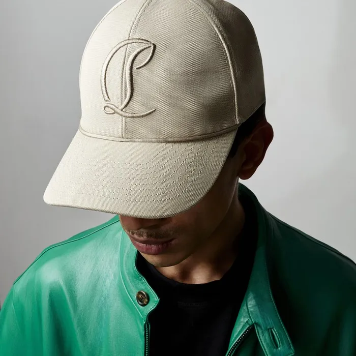 Christian Louboutin Hats WomenMen Mooncrest Baseball Cap 8211 Canva 8211 Saharienne Christian Louboutin Hats WomenMen Mooncrest Baseball Cap 8211 Canva 8211 Saharienne