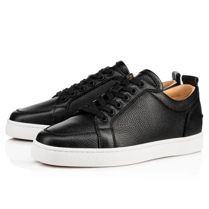 Christian Louboutin Sneakers Men Rantulow Sneakers 8211 Grained Calf Leather 8211 Black Christian Louboutin Sneakers Men Rantulow Sneakers 8211 Grained Calf Leather 8211 Black