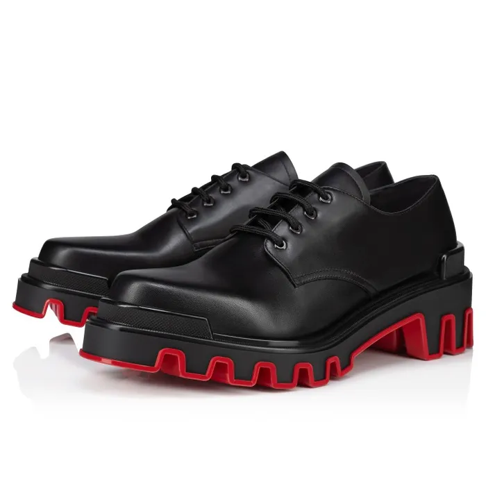Christian Louboutin Sneakers Men Trott Dune Derbies 8211 Calf Leather 8211 Black
