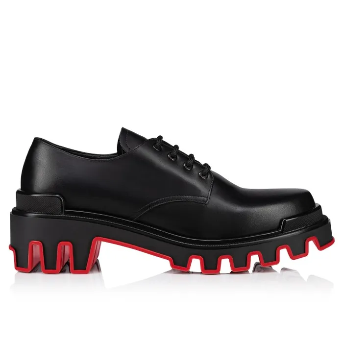 Christian Louboutin Sneakers Men Trott Dune Derbies 8211 Calf Leather 8211 Black
